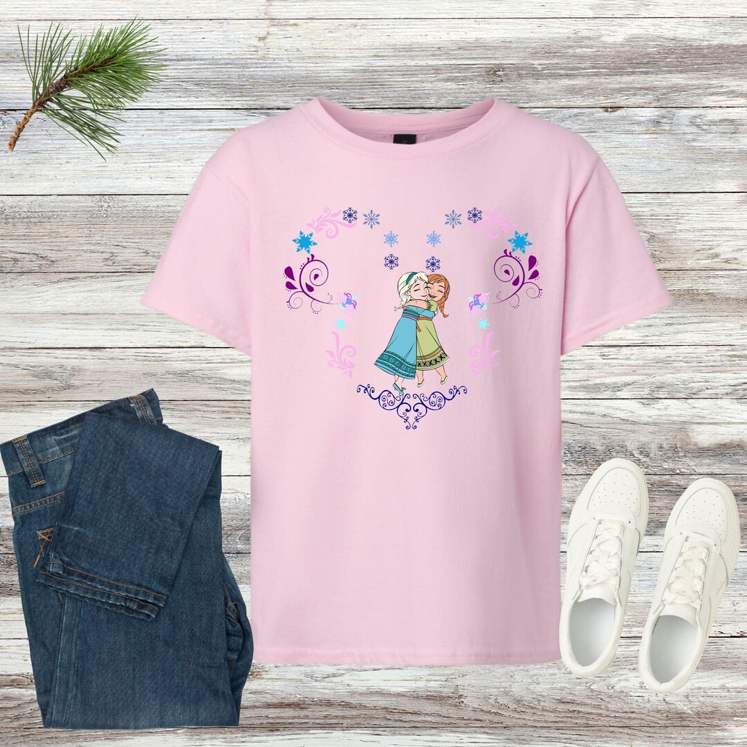 Elsa and Anna Shirt Frozen Shirt Disney Princesses Shirt Etsy