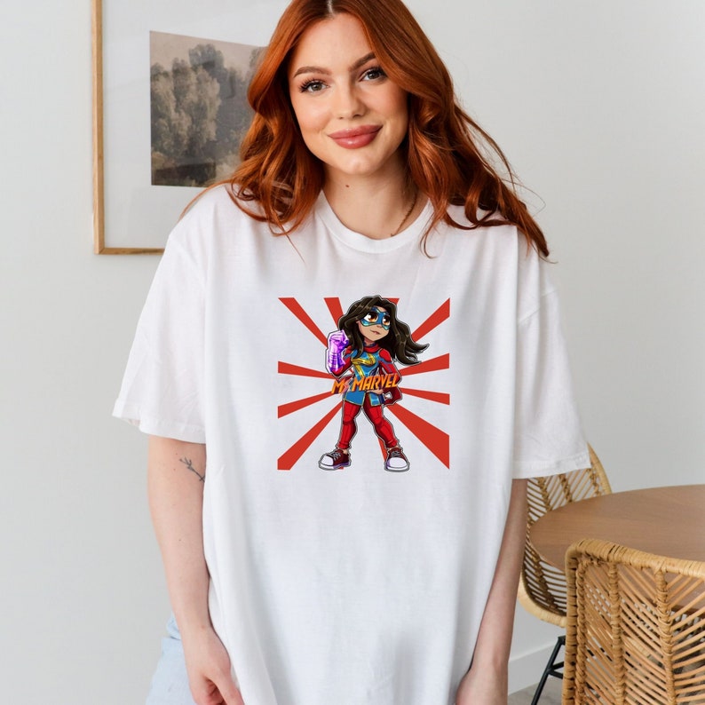Ms Marvel Shirt the Marvels Superhero Shirt Kamala Khan Shirt Ms ...