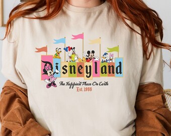 Disneyland Trip Shirt, The Happiest Place On Earth, Disney Castle, Disney Travel Shirt, Disney Trip Shirt, Disney Shirt, Mickey and Friends