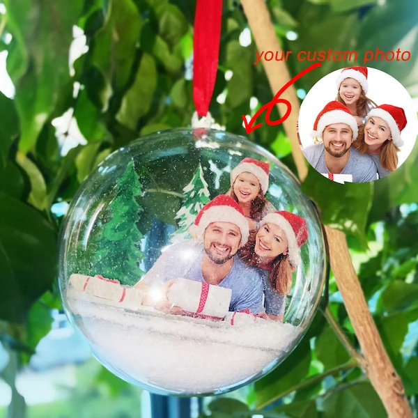 Christmas ornament, Custom Hanging Christmas Decorations, Personalized Handmade  Photo Portrait Picture Ornaments, Christmas Gifts for Kids