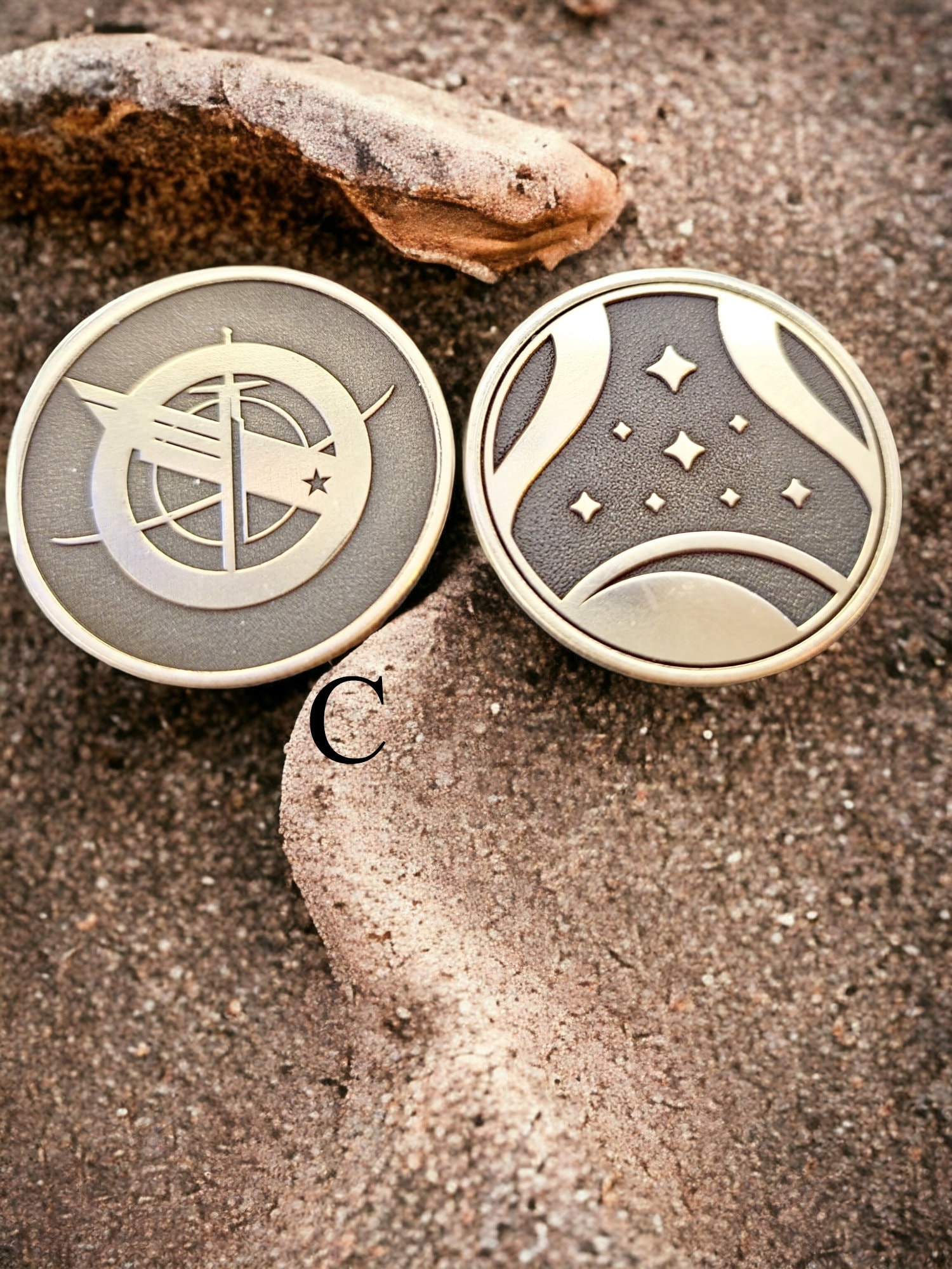 40mm Brass Challenge Coin / Ball Marker Etsy