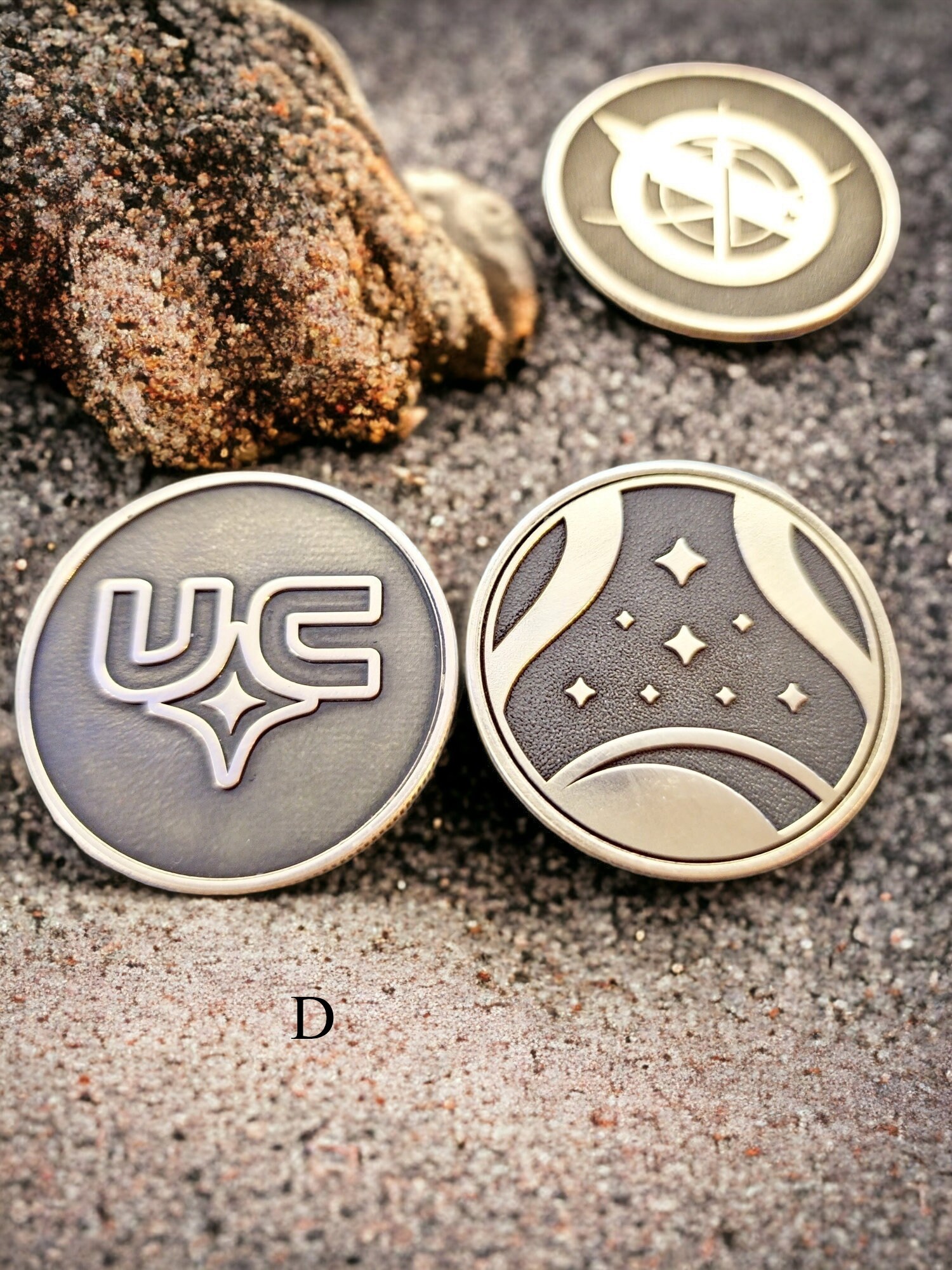 40mm Brass Challenge Coin / Ball Marker Etsy