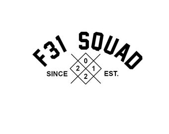 F31 Squad Vinyl Tuning Auto Car Sticker Scheiben Aufkleber