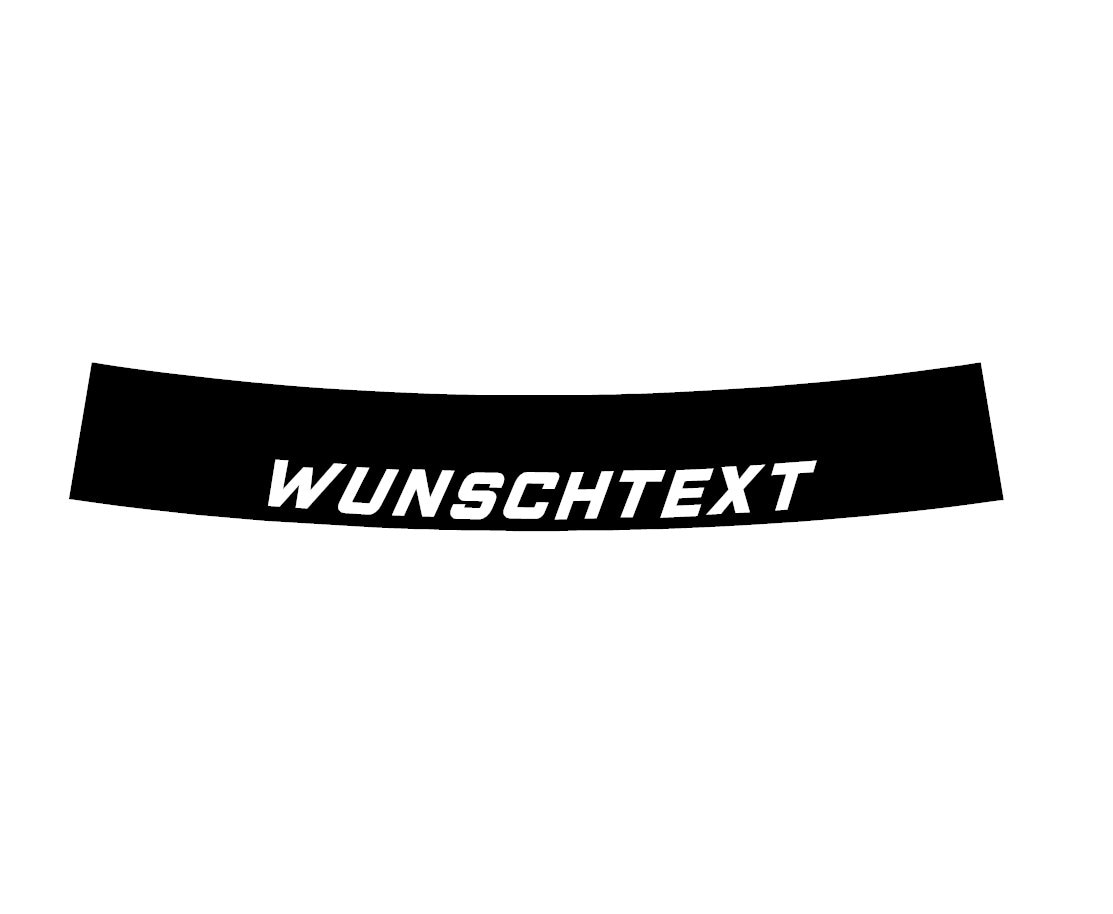 Window Wedge, Sun Wedge With Desired Text Tuning Car Sticker Window Sticker  