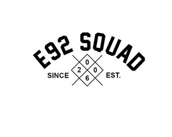 E92 Squad Tuning Auto Car Sticker Window Decal