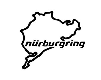 Autocollant de disque d'autocollant de voiture de voiture de réglage de vinyle de Nürburgring