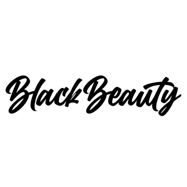 Black Beauty Tuning Auto Car Sticker Scheiben Aufkleber