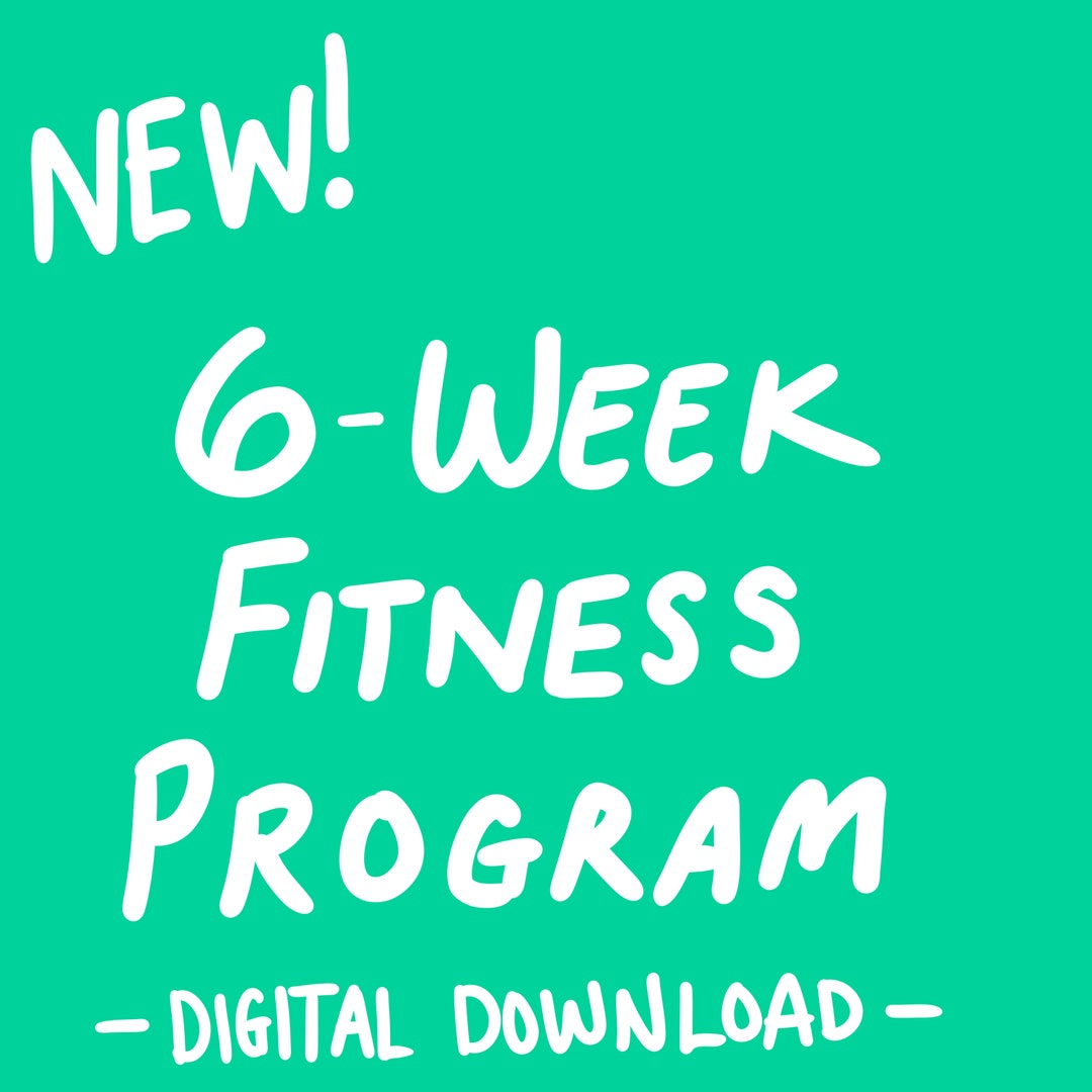 6-week-fitness-program-exercise-plan-etsy