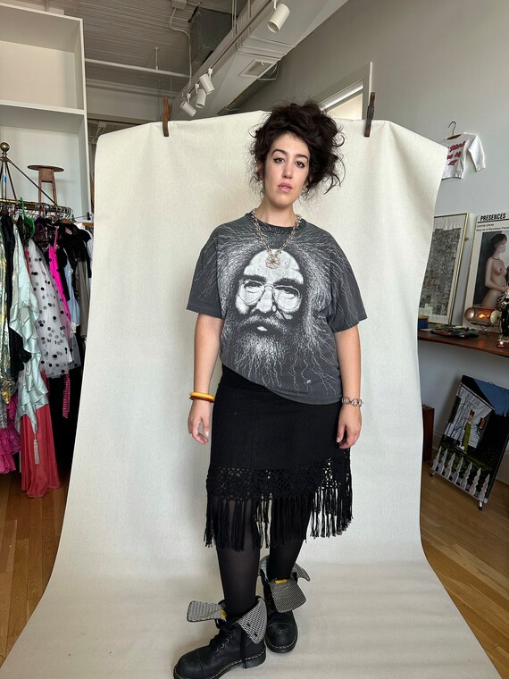 jerry garcia 90s vintage Tシャツ 1993 RARE Vtg JERRY GARCIA 1993 Fall Tour Concert T Shirt XL