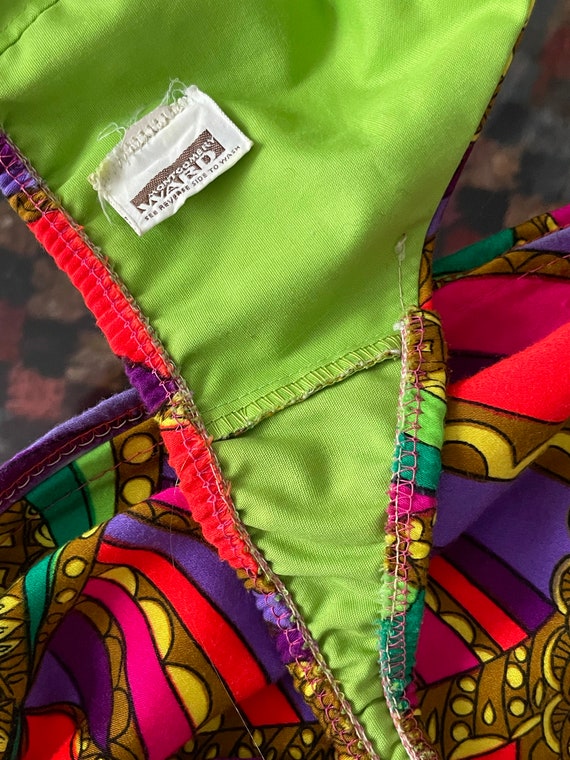 1960s neon psychedelic bikini - image 5