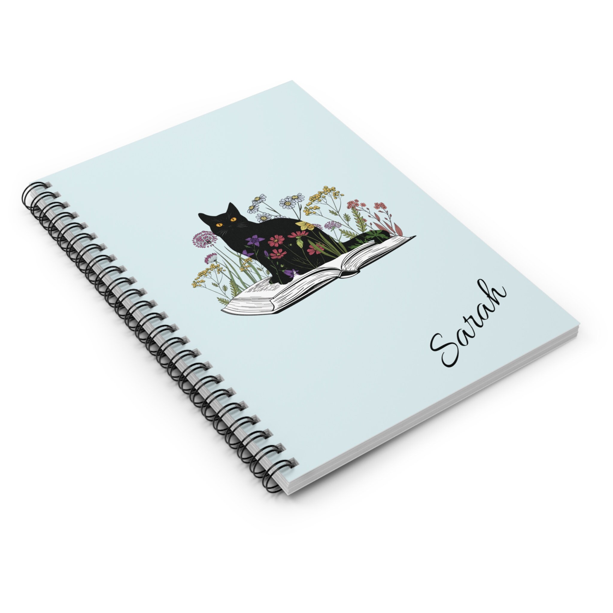 Personalized Cat and Book Lover Journal: Custom Cat Mom Gift - Etsy