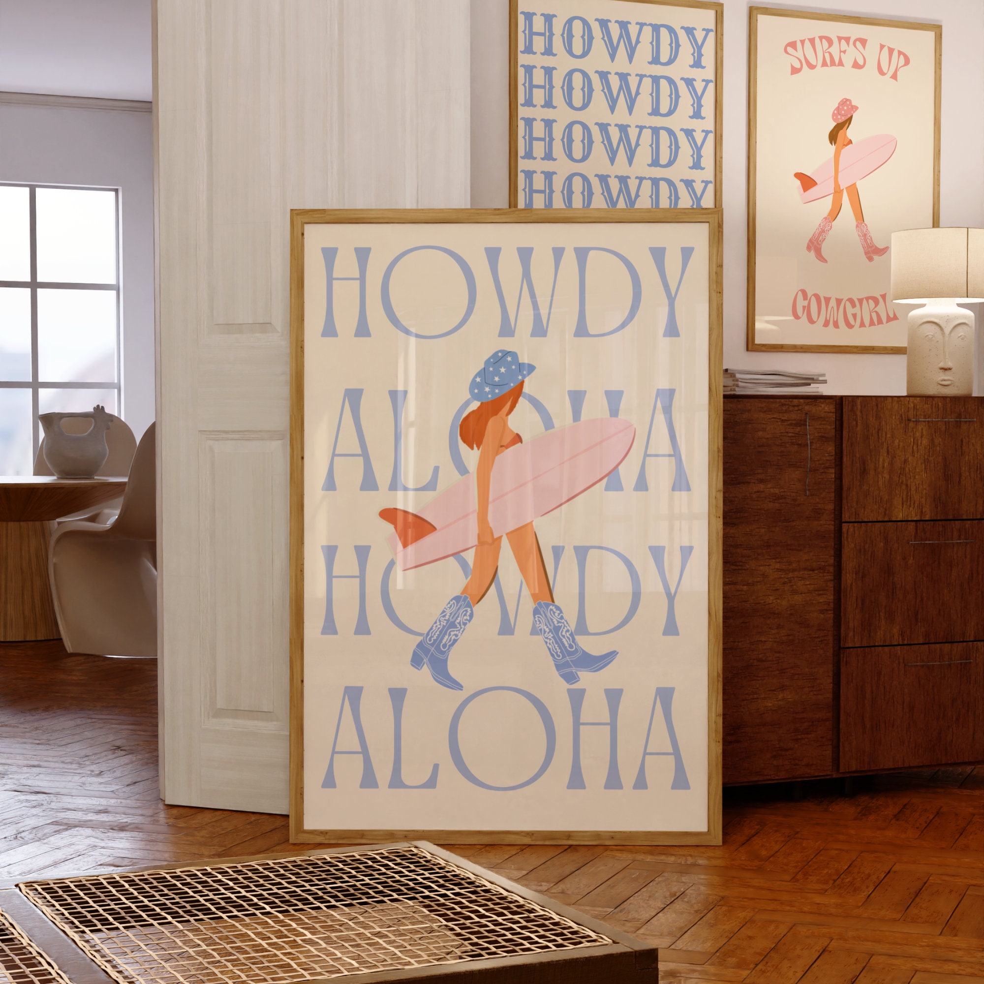 KYHLHS Howdy and Aloha Canvas Art – Trendy Coastal KYHLHS Howdy and Aloha Canvas Art – Trendy Coastal
