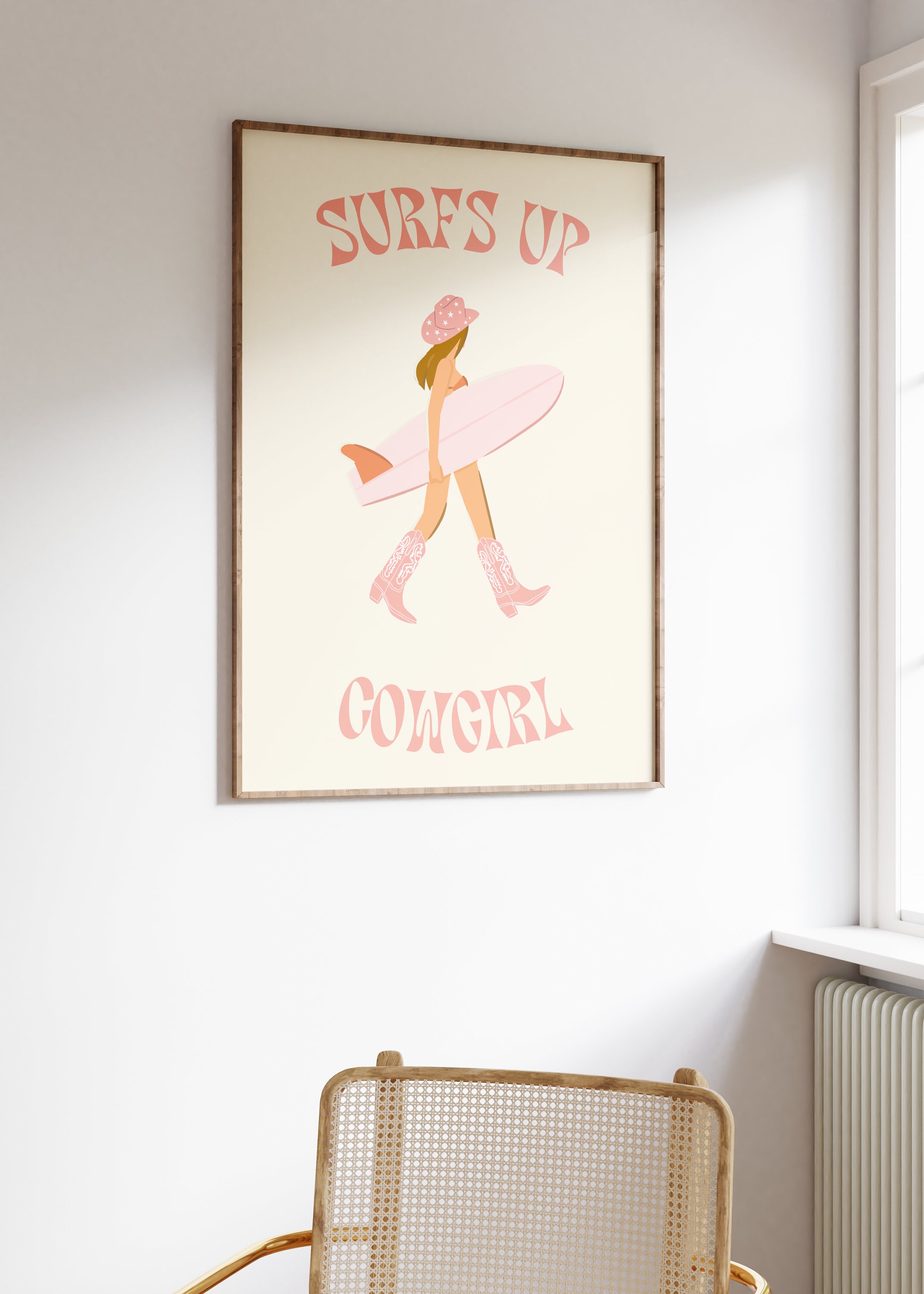Coastal Cowgirl Gallery Wall Set Digital Poster Art Set of 6 Trending ...