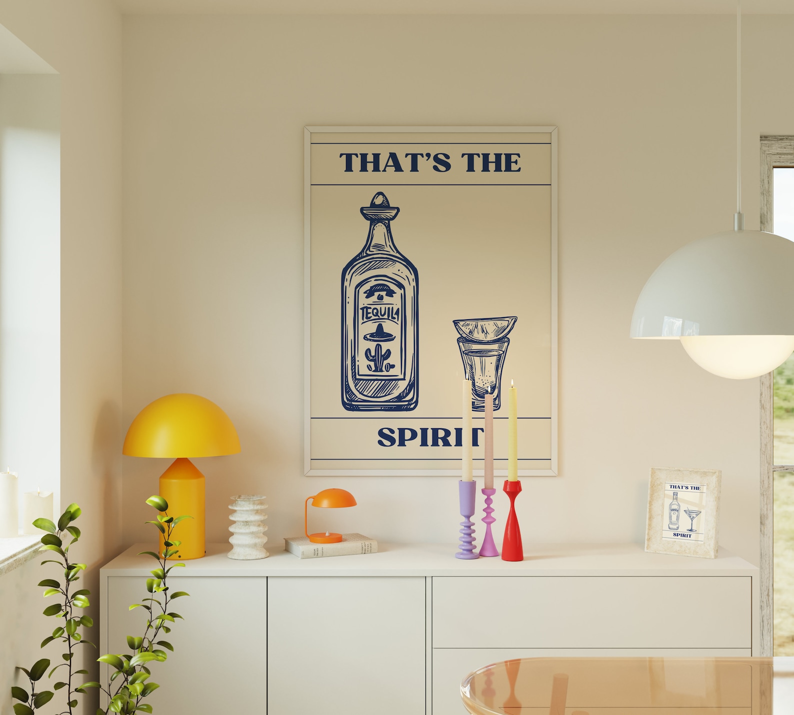 Bar Art Print, Vintage Liquor Poster, Bar Cart Wall Art,that's the ...