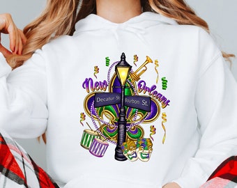 New Orleans Mardi Gras Hoodie: Funny Carnaval Festival