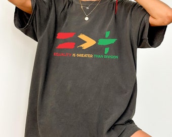 Comfort Colors Equality T-Shirt: Social Justice Human Rights Tee