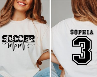 Custom Soccer Mom T-Shirt: Personalized Gift for Grandma