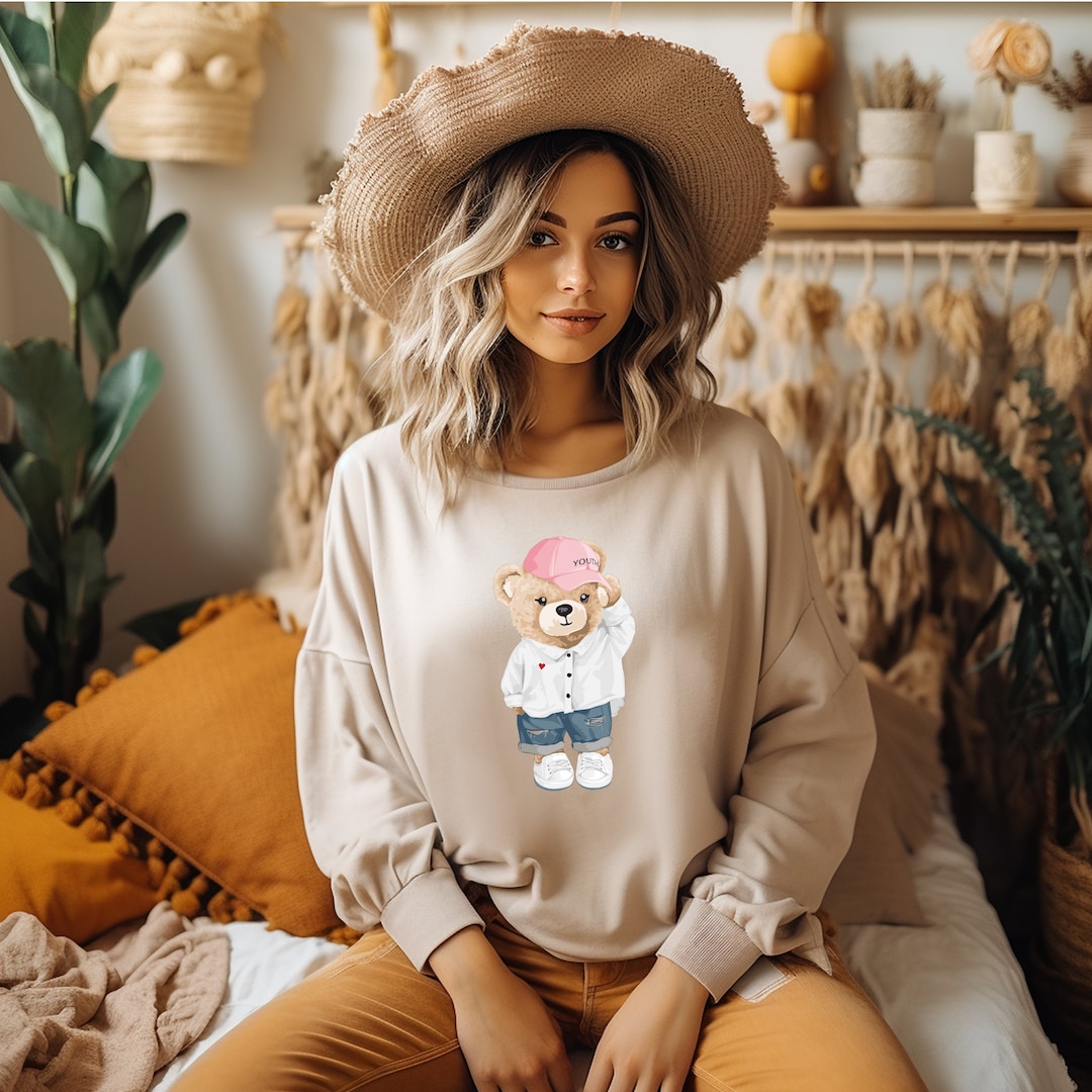 Teddy Bear Party Sweater, Teddy Bear Sweatshirt, Cute Christmas Sweatshirt, Gift for Her, Funny