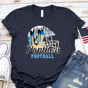 Football Helmet Dripping Shirt, Custom Football Ice Cream Team Name Shirt, School Mascot Shirt, Favorite Team Shirt, Football Mom Shirt