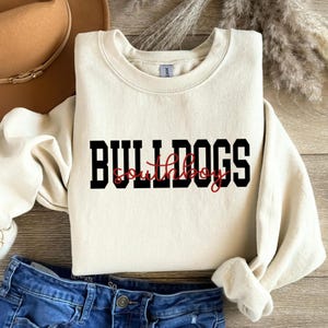 Custom School Mascot Sweatshirt: Personalized Team Spirit Game Day Crewneck