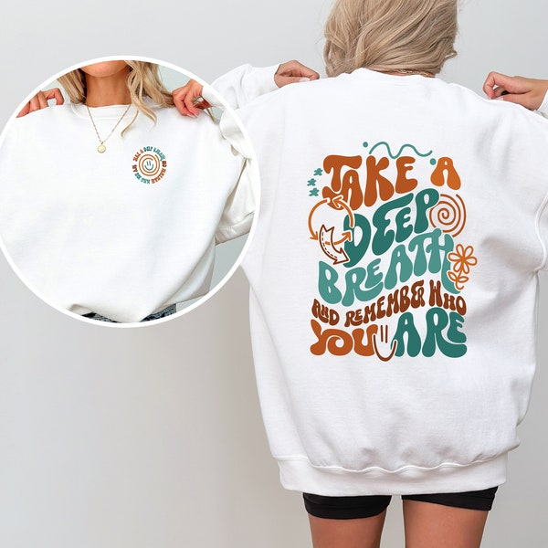 Deep Breaths Adult Pullover Sweatshirt