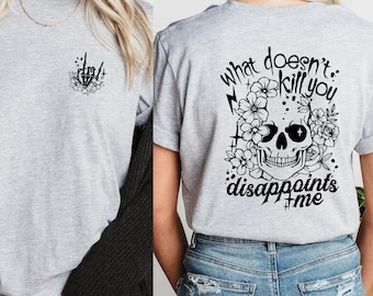 Sarcastic Skeleton Shirt: Dark Humor, True Crime Tee