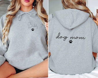 Custom Dog Mom Hoodie, Personalized Dog Mom Hoodie, Mothers Day Hoodie, Pet Lover Hoodie, Dog Names Hoodie, Gift For Dog Lover, Dog Mom Gift