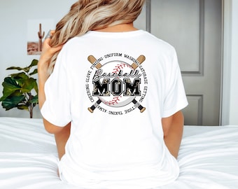 Baseball Mom T-Shirt: Game Day Sports Fan Shirt