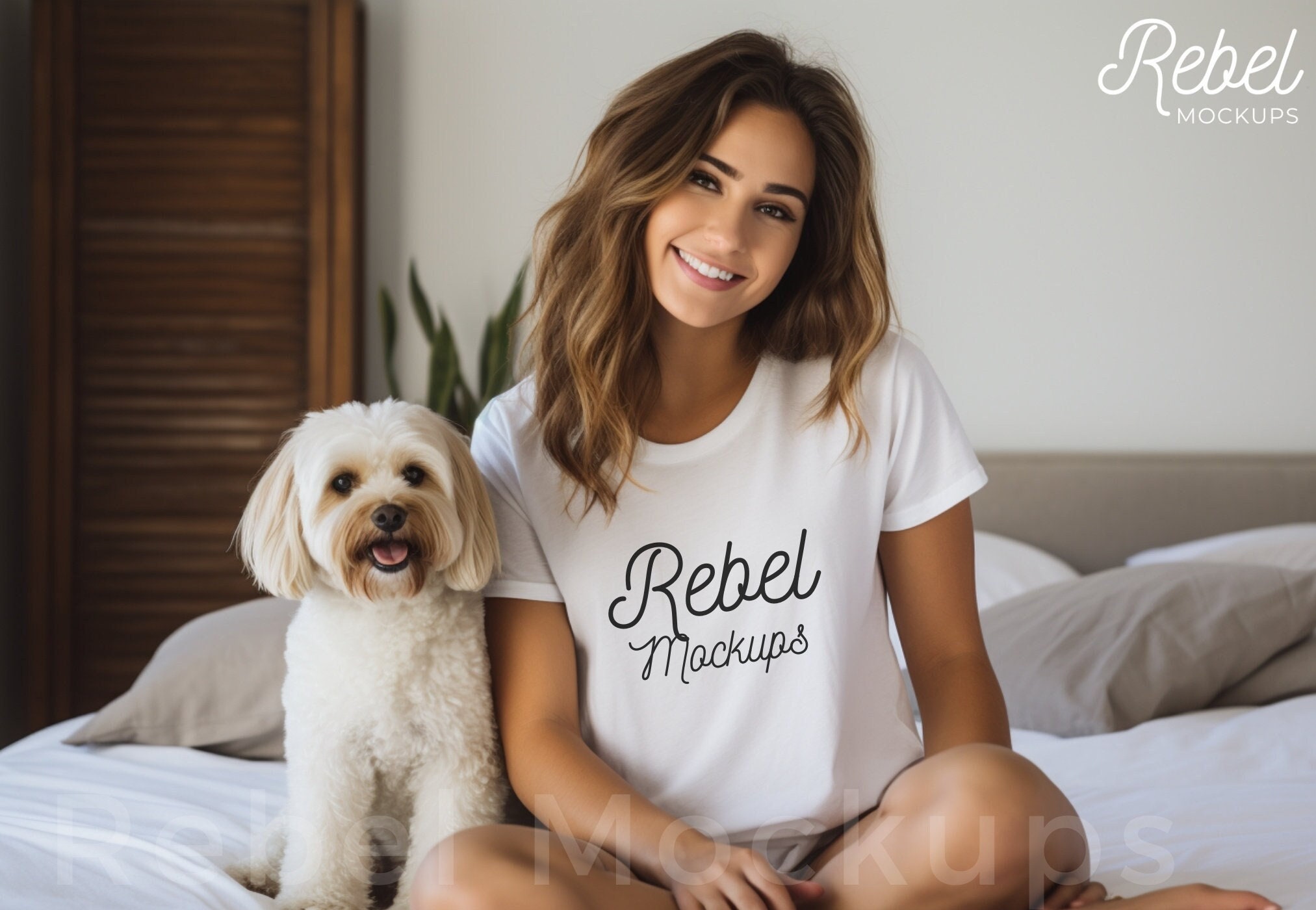 Dog white outlet shirt