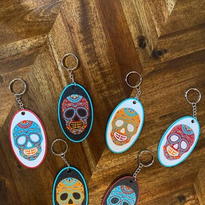 Sugar Skull Keychain