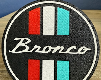 Bronco Hitch Cover 2 Inch Receiver | Retro Truck Hitch Cover | Ford Bronco Accessory | UV Resistant Hitch Plug | Truck Gift
