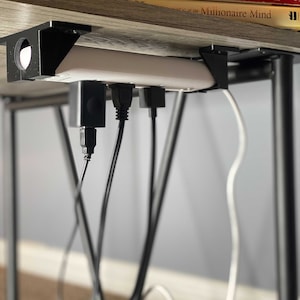Powerstrip Holder | Powerstrip Mount | Work Space | Office Accessories