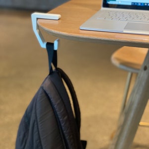 Backpack Hook | Tabletop Purse Hanger | Handbag Holder | School and Travel Accessory