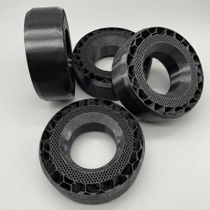 4 Pack 2.2 x 5.7 inch 3D Printed Wheel Tire Inserts for 1/10 Scale RC Crawler
