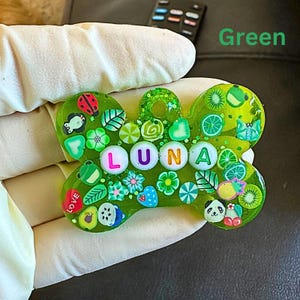 Personalized Resin Dog Tag-Personalized  Tag- Custom dog tag-Dog tag Resin - Cat tag- Pet personalized tag- custom cat tag-custom resin tag