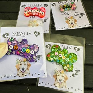 Personalized Resin Dog Tag-Personalized Dog Tag- Custom dog tag-Dog tag Resin - Cat tag- Pet personalized tag- custom cat tag-Pet Tag
