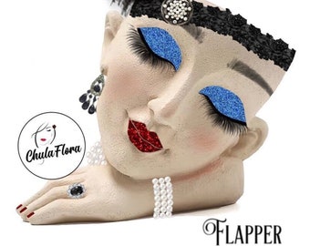 FLAPPER - Hand Painted Resin Flower Planter – Decorative Flower Pot, Indoor Decor