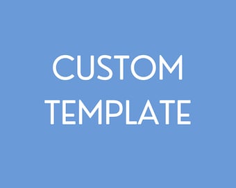 Custom Printable Invitation Template