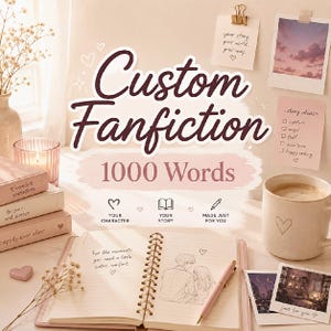 Custom Fanfiction | Personalized Comfort Character Story | 1000 Words Character x Reader One Shot | Custom Fandom Anime Story Commission