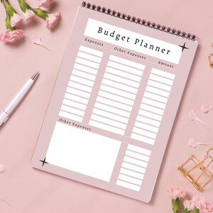 Budget Planner Printable, Finance Tracker, Finance Planner, Printable Budget, Budget Planner, Printable Budget Planner, printable template