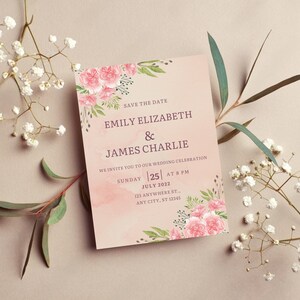 Modelo de cartão de casamento, presente de noiva e noivo, cartão personalizado para casal se casando, cartão de noivado personalizado, download para impressão