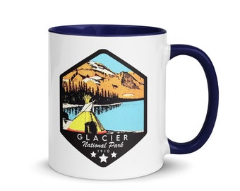 Glacier National Park-mugg (9 färger)