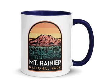 Mt. Rainier nationalparkmugg (9 färger)