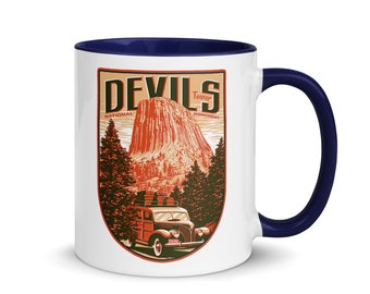 Devils Tower National Monument-mugg (9 färger)