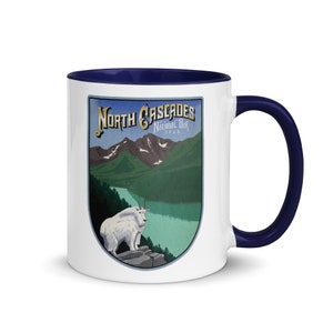 Tasse du parc national des North Cascades (9 couleurs)