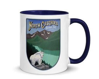 North Cascades nationalpark-mugg (9 färger)