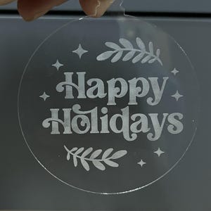 Personalized Acrylic Ornaments Christmas Gifts for Friends and Family