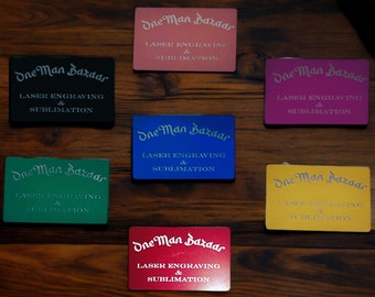 Personalized Metal Business Cards: Engraved Promotional Item