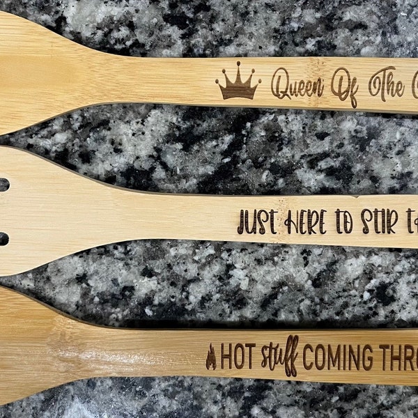 Engraved Spoons Personalized Spoon Gifts for Wife Cooking Gifts for Friends Chef Gifts Housewarming Gifts Home Decor