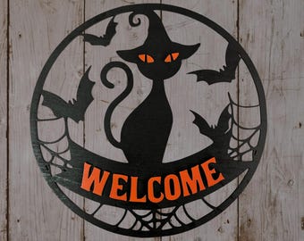 3D Halloween Door Hanger: Custom Fall Decor Sign